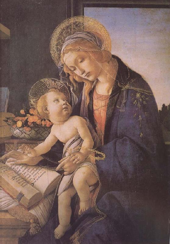 Sandro Botticelli Son of Our Lady of teaching reading